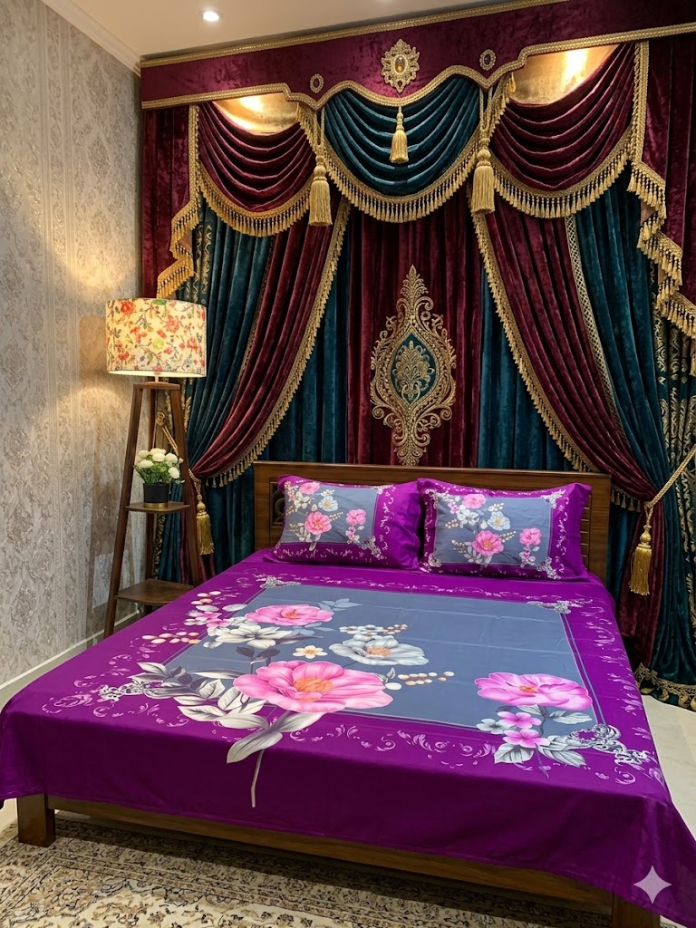 PANEL COTTON BEDSHEET