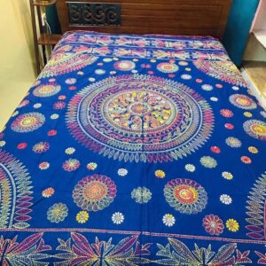 nevy blue nakshi kantha