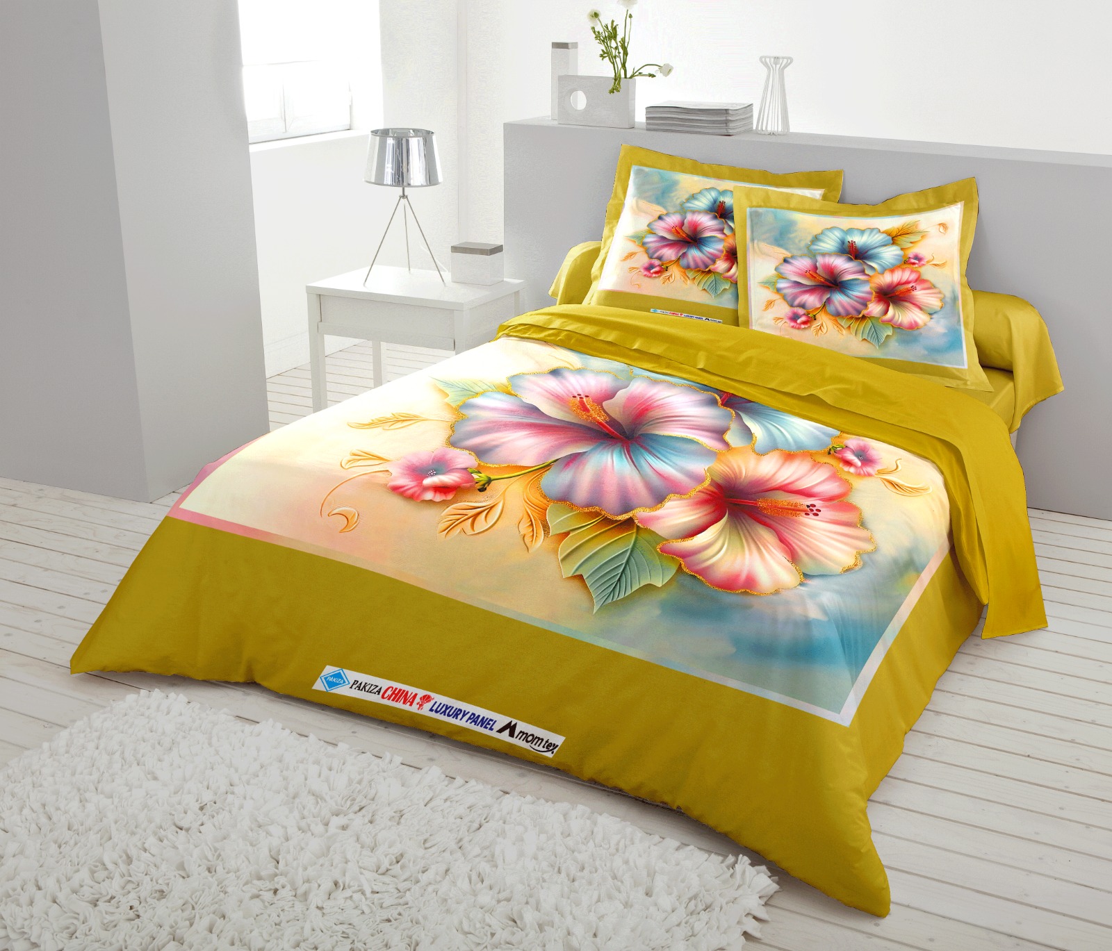 PAKIZA CHINA HD PANEL BEDSHEET