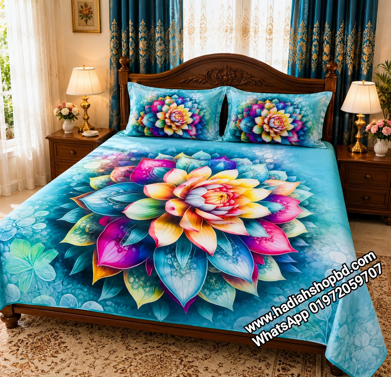 Pakiza Luxury China Panel Bedsheet