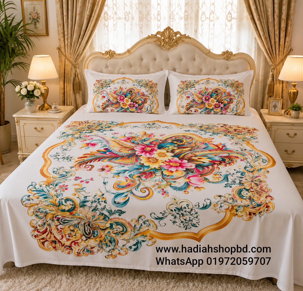 PAKIZA CHINA PANEL BEDSHEET