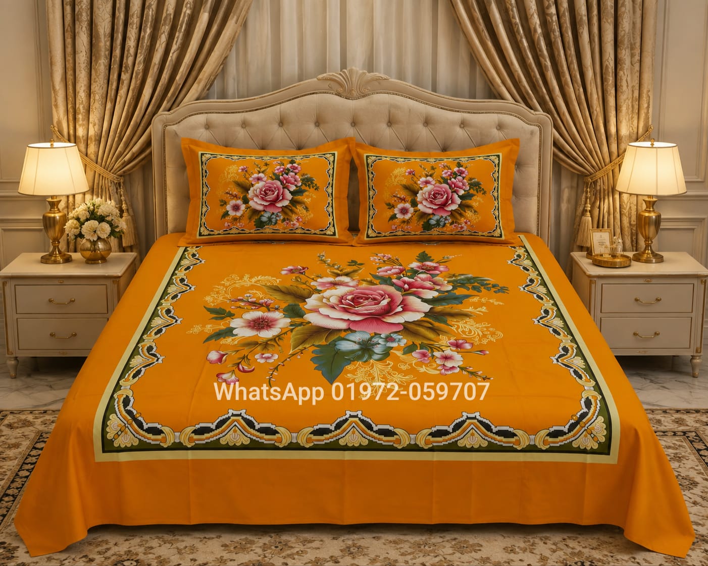 LUXURIOUS PANEL BEDSHEET