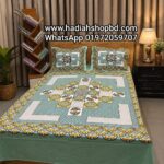 COTTON PANEL BEDSHEET IN ONLINE