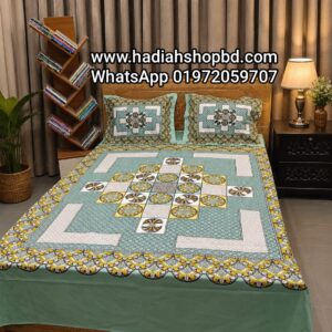 COTTON PANEL BEDSHEET IN ONLINE